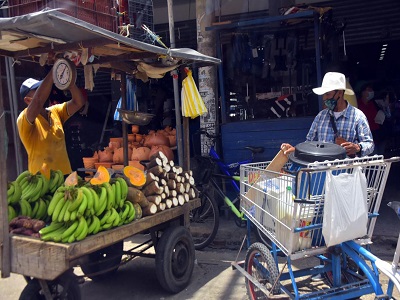 Vendedores ambulantes en Barranquilla